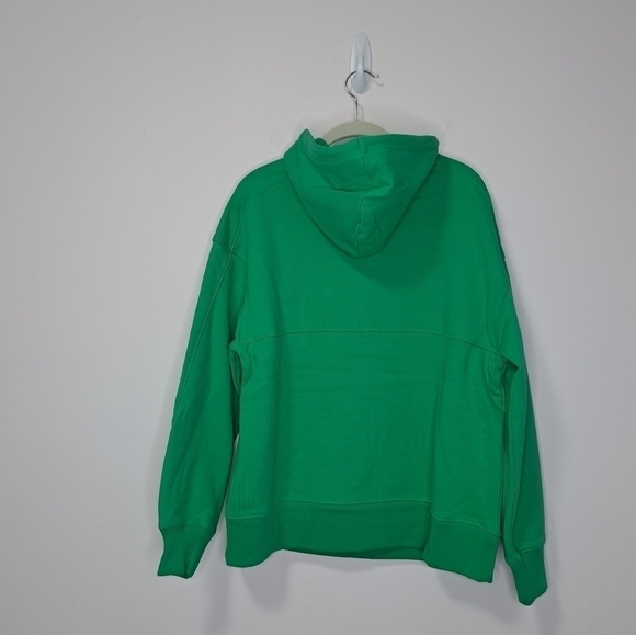 Everlane the track organic cotton hooded sweatshirt green small NWT - Picture 6 of 8